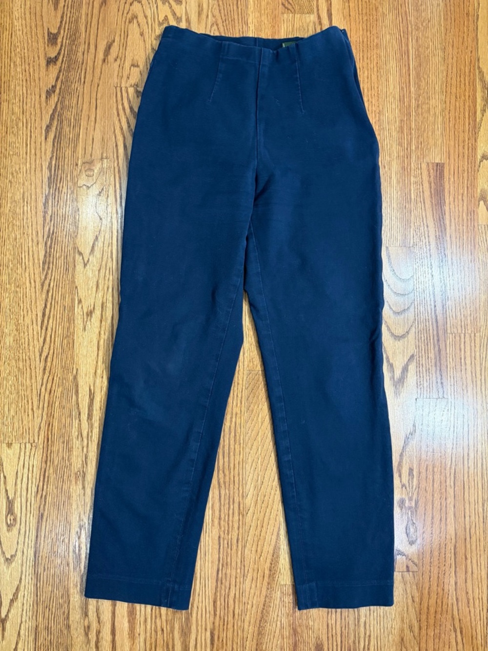 Eddie Bauer Navy Straight-Leg Stretchy Pants (4)